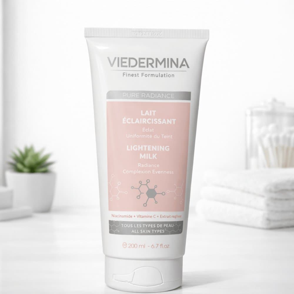 Lait Éclaircissant Pure Radiance Viedermina — Corps & Visage, 200 ml